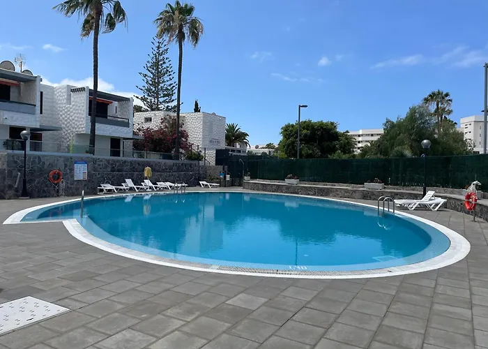 アパート Apartamerica 471, Gartenwohnung, Pool, 150 M Zum Strand, Americas アデヘ
