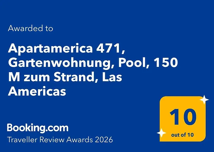 Apartamerica 471, Gartenwohnung, Pool, 150 M Zum Strand, Americas Daire